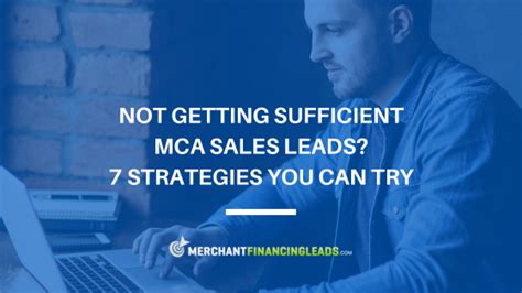 mca sales script|Seven Strategies You Can Try to get sufficient MCA sales leads.